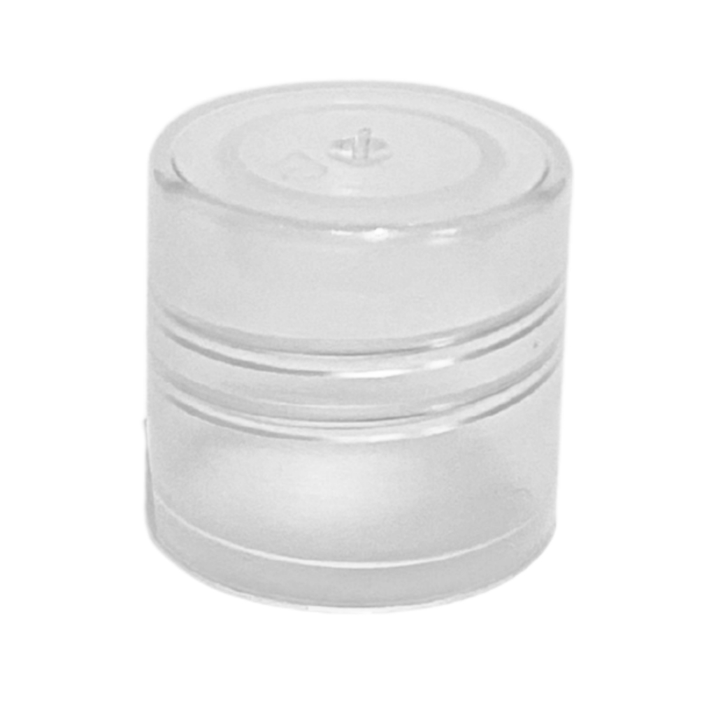 500 Tampas de Plástico Comum Lisa Diversas Cores Rosca 18/415