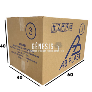 Kit Mudança 5 Caixas De Papelão 60x40x40 Seminova Kraft C/Logo ( MEDIDA APROXIMADA) em Oferta na Shopee