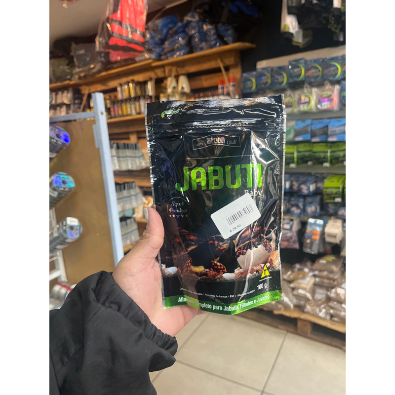 Alimento Super Premium Para Jabuti Filhote 100g Repteis