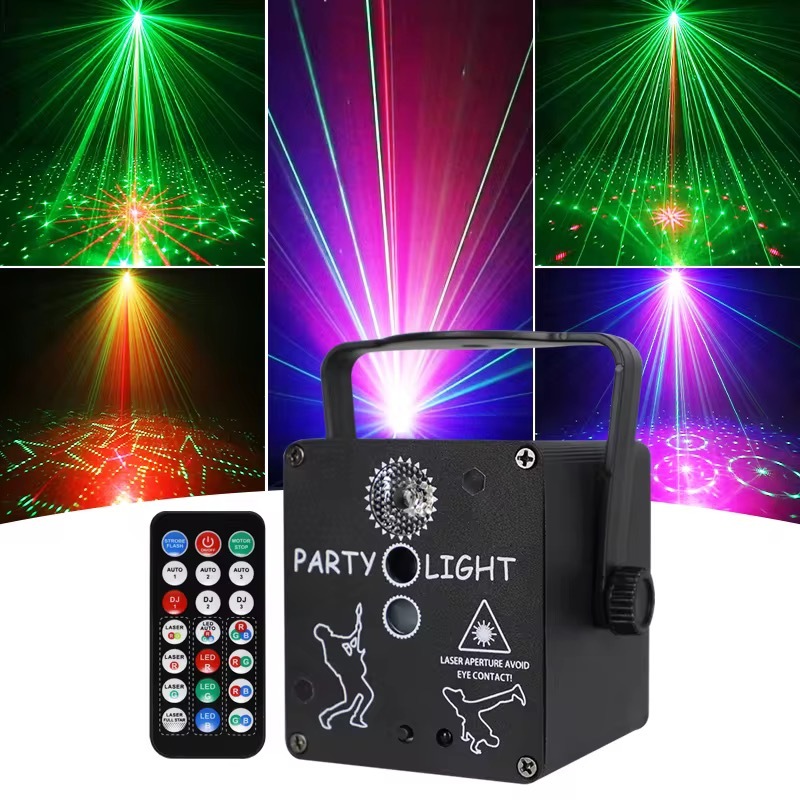 Canhão de Luz Refletor P Palco Festa OIH-6905 USB 5W RGB em Oferta na Shopee