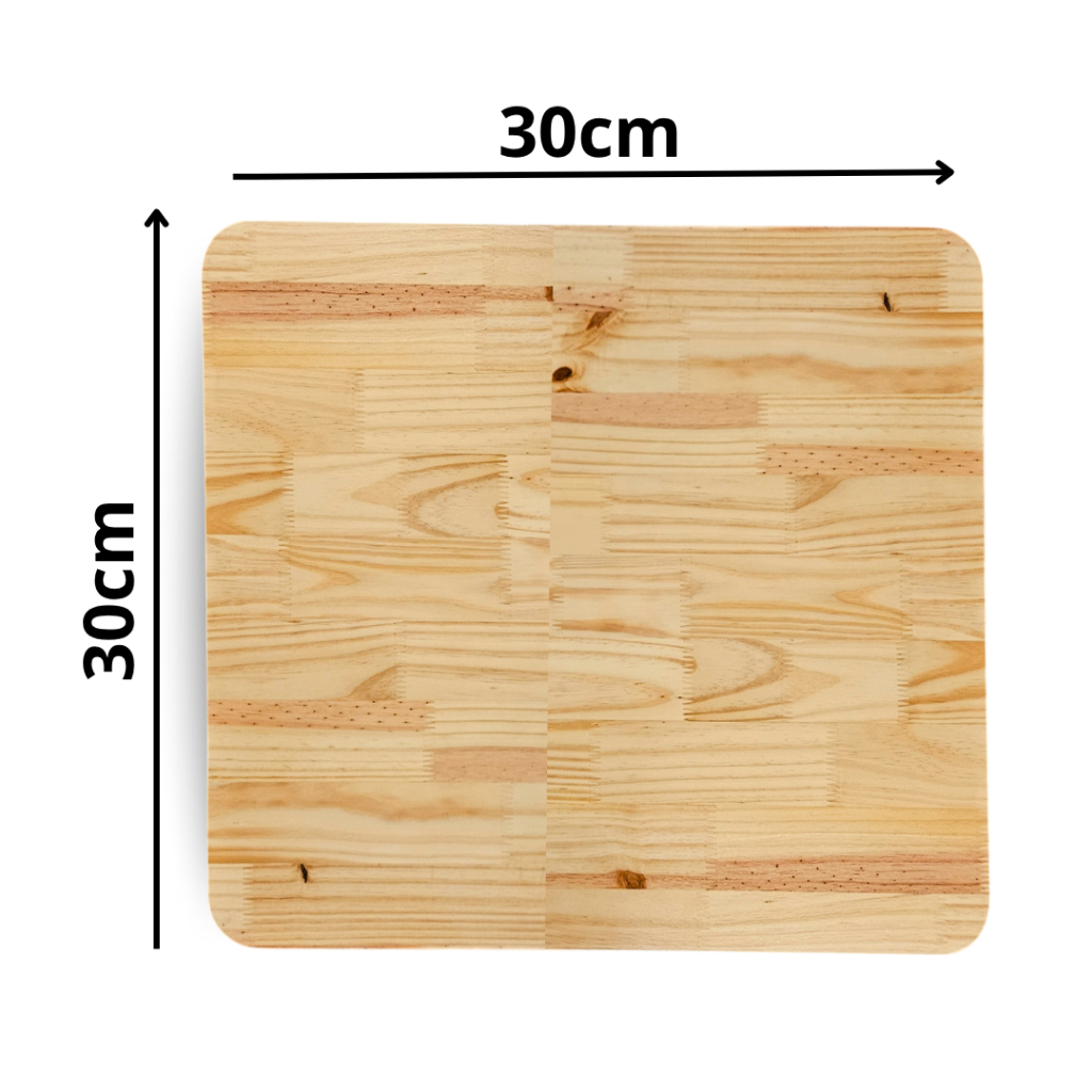Tampo 30x30cm Madeira Pinus Polido Para Projetos Móveis em Oferta na Shopee