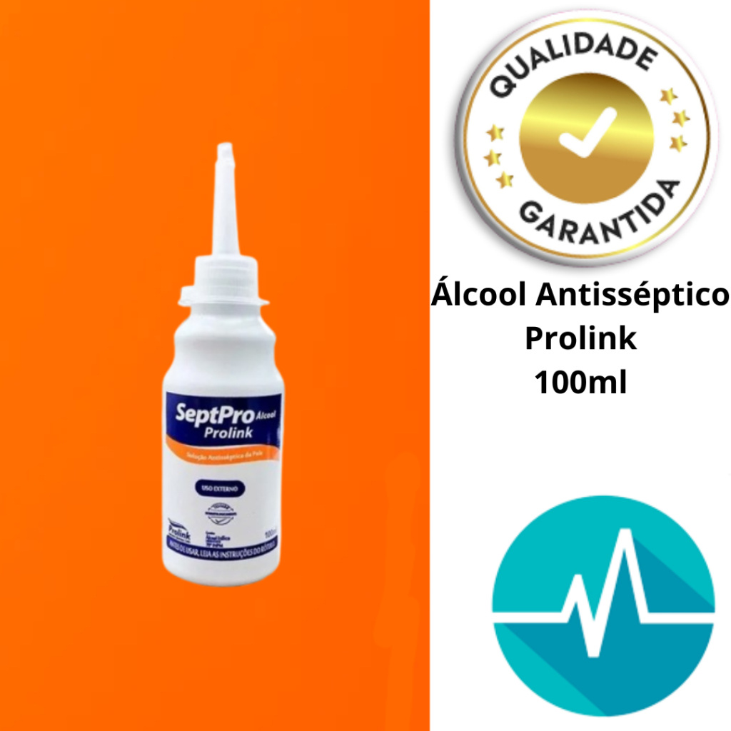 Álcool Antisséptico 100ml SeptPro Prolink em Oferta na Shopee