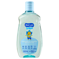 Sabonete Líquido Infantil De Glicerina Baruel Baby Pele Delicada Com 210ml