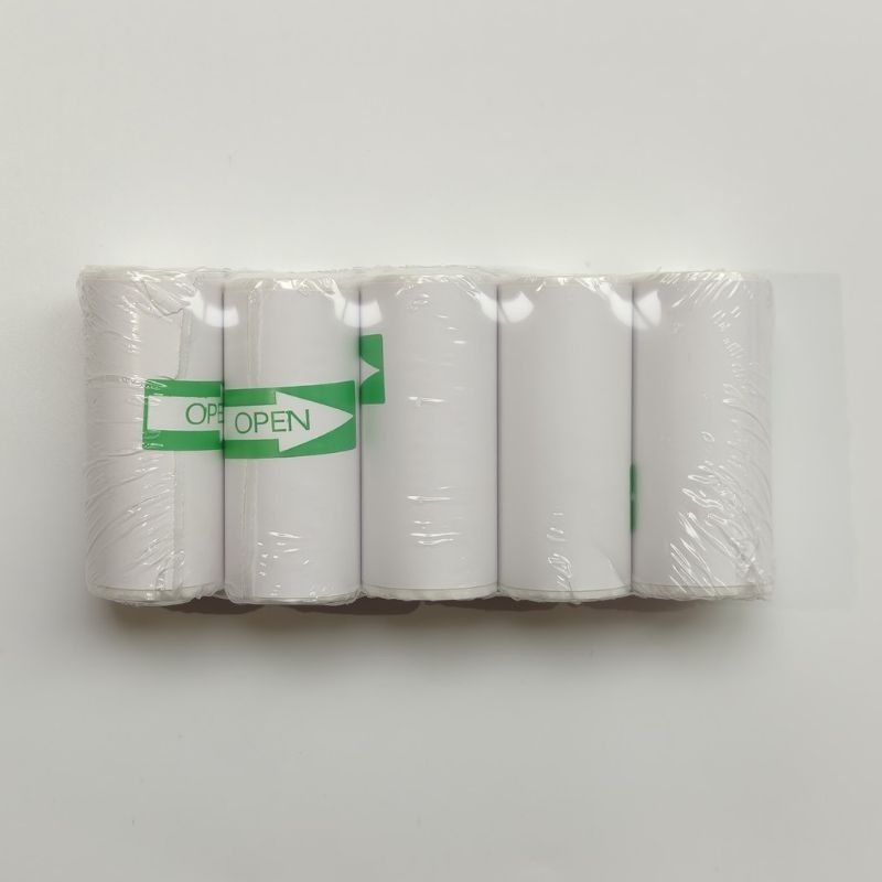 5 Bobina Adesiva Continua Térmica Para MiniImpressora Gatinho 57mm adesivo personalizado