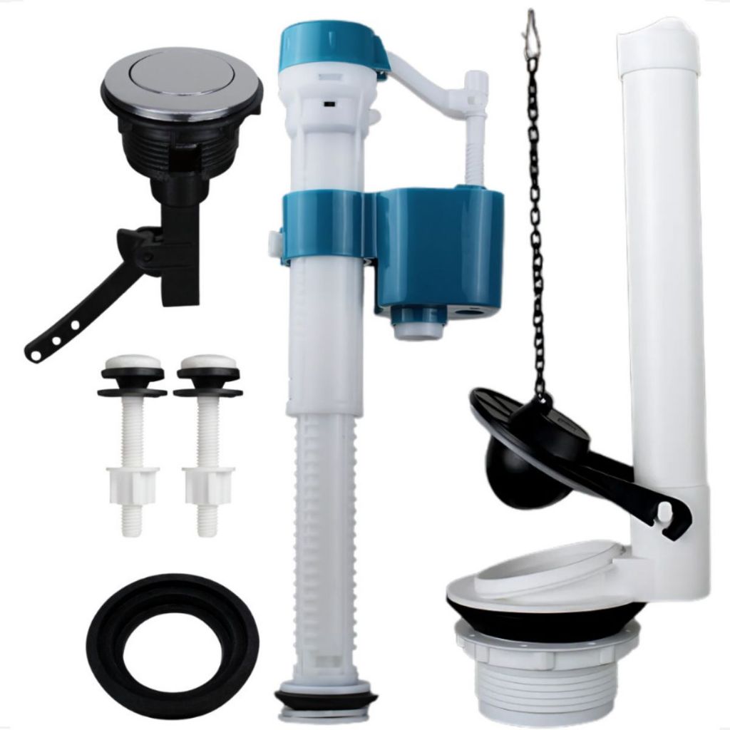 Kit Completo Mecanismo Universal Reparo Caixa Descarga Acoplada Acionamento Superior Banheiro metais last