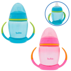 Copo Infantil para Bebê com Alça e Bico em Silicone Buba