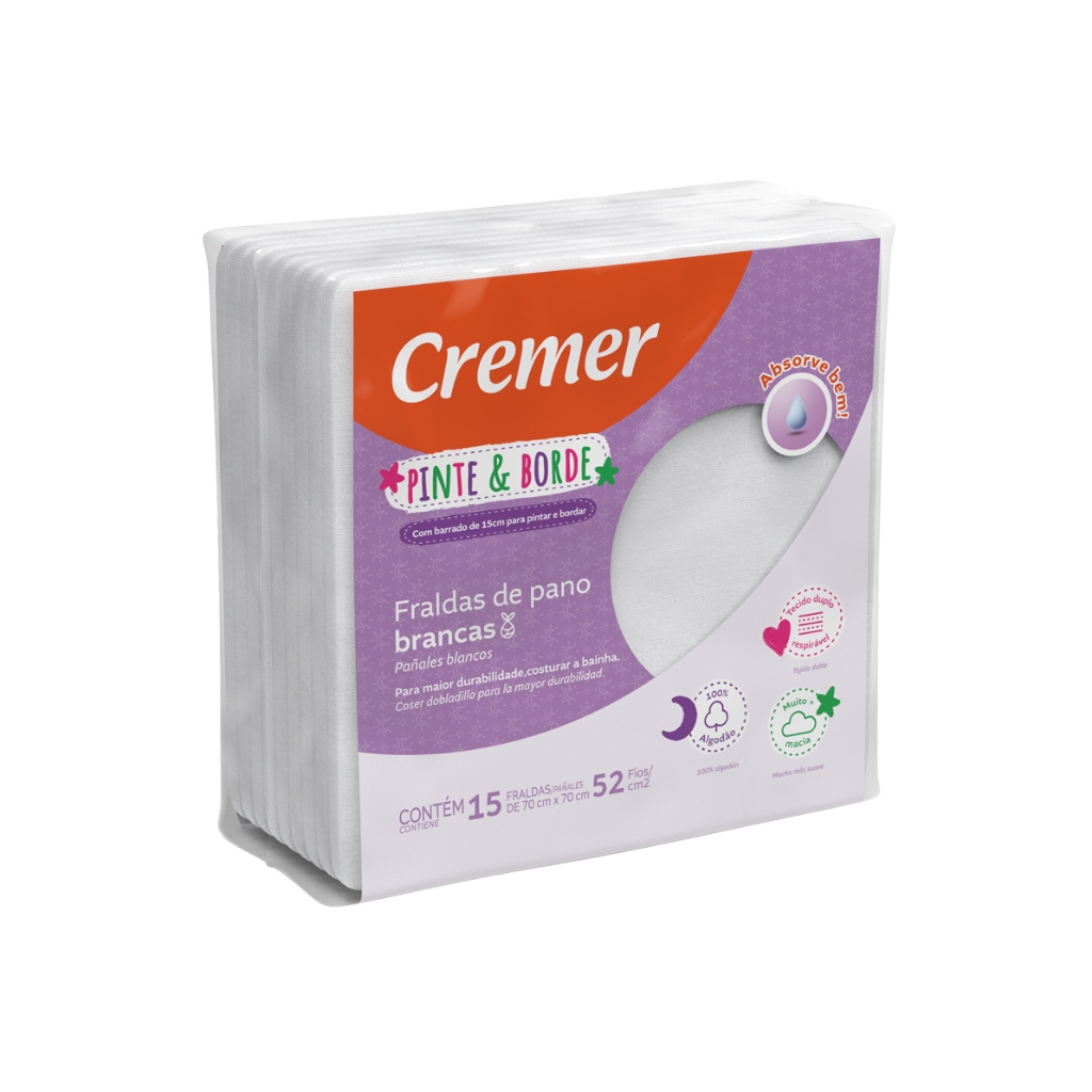 Fralda Cremer de Pano: Onde Comprar | BuscaProdutos