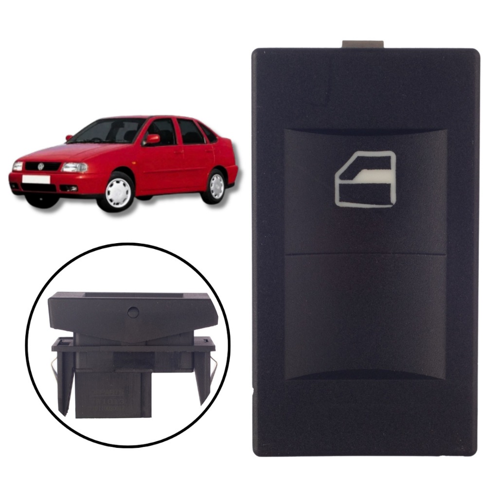 BOTÃO INTERRUPTOR VIDRO ELÉTRICO VW POLO CLASSIC 2000/2003