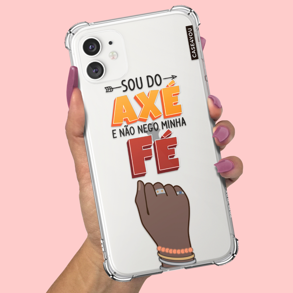 Capa Capinha para Samsung Galaxy A01 A02 A03 A03s A03 Core A04 A04s A04e A05 A05s A06 A07 Personalizada Sou do Axé