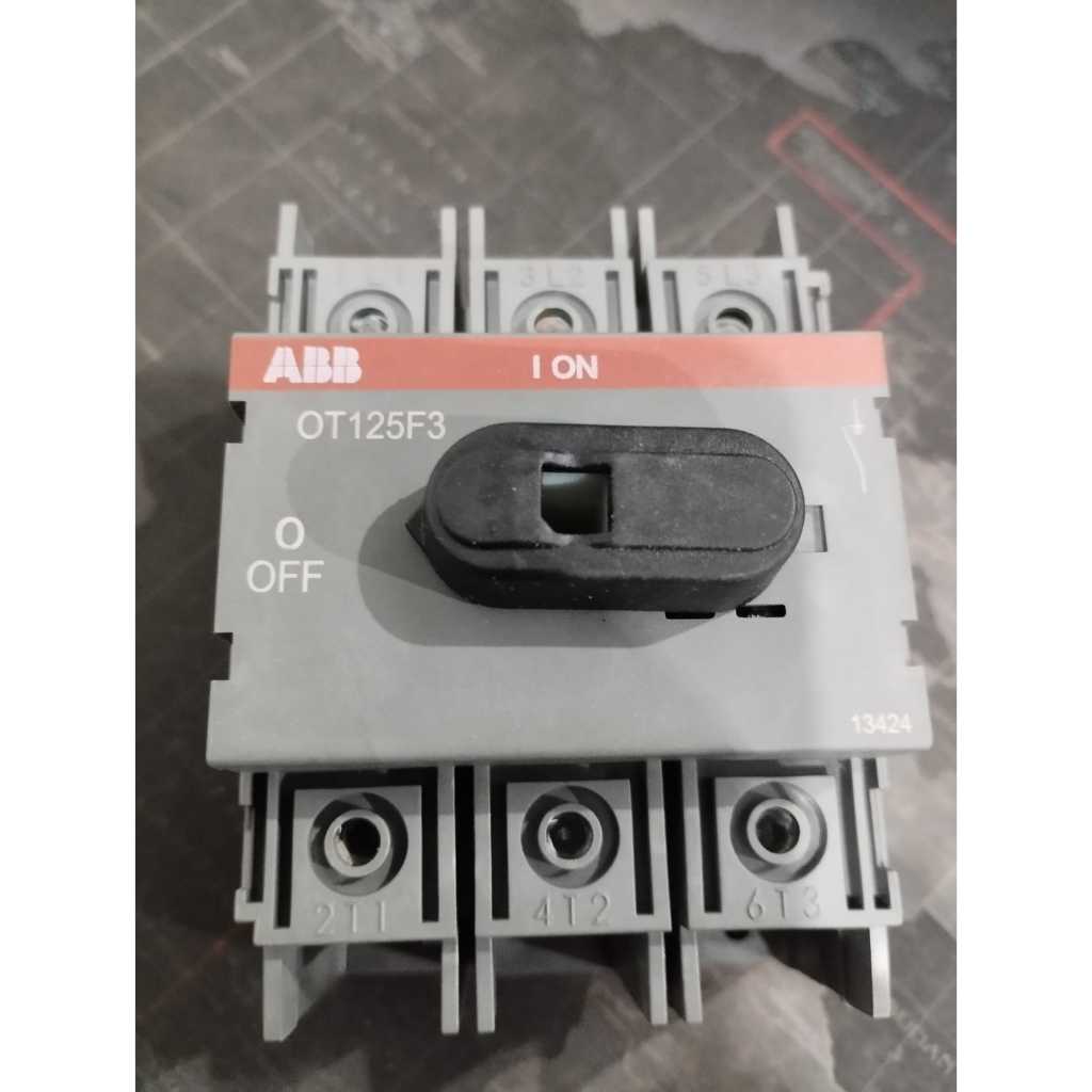 Chave Seccionadora Tripolar OT125F3 - 125A 690V - 1SCA105033R1001