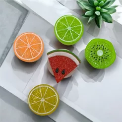 Suporte Para Celular Grip Lindas Frutinhas