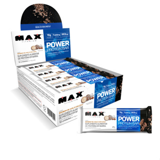 Max Titanium Top Whey Bar Display 12 Barras de 41g Cada - Barrinha de Proteína em Oferta na Shopee