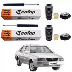 PAR AMORTECEDOR DIANTEIRO SANTANA 1997 A 2006 COFAP + KIT