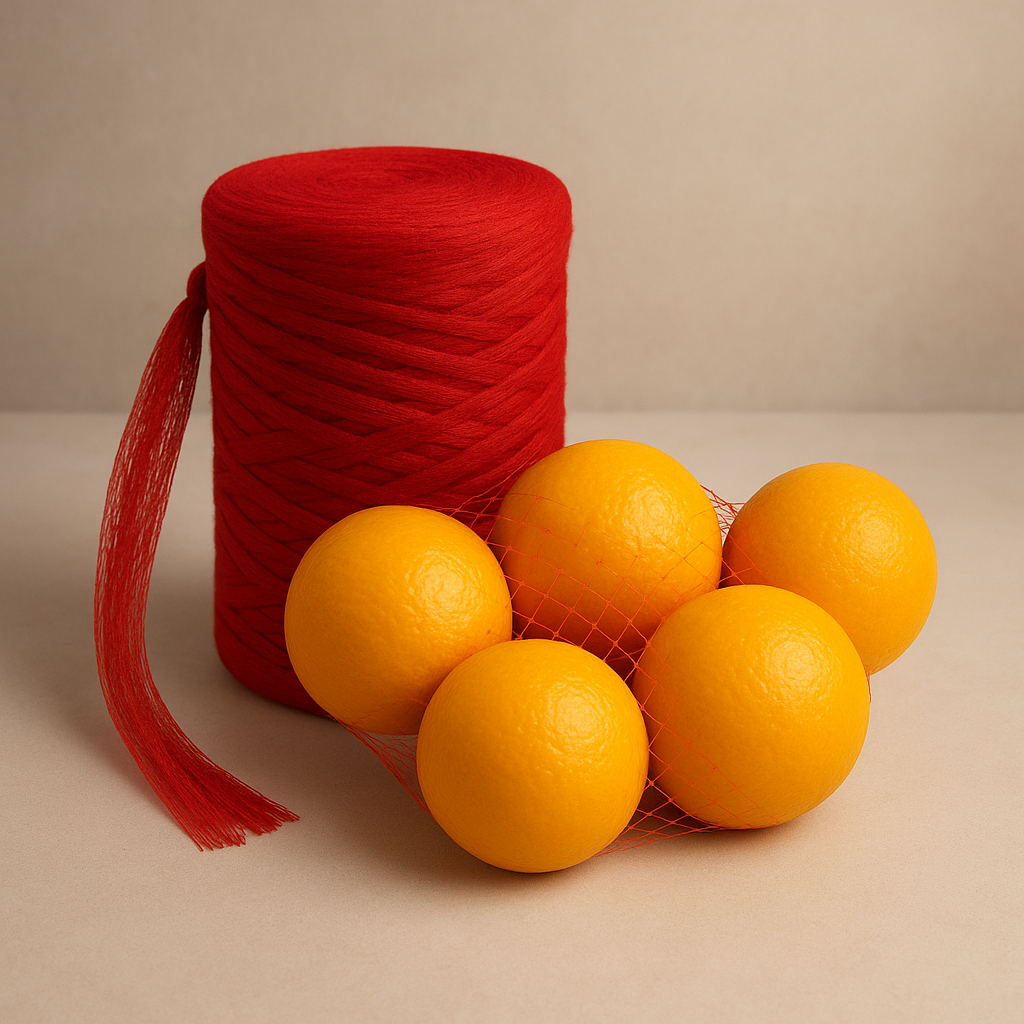 Rede Tubular Redinha Para Frutas Legumes Saco Laranja Limão Rolo Plástico 2kg
