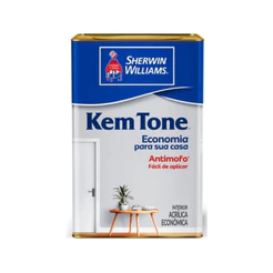 Tinta Acrílica Kemtone Sherwin Williams Antimofo P/ Parede Alto Rendimento Lata 18 Litros - Cores