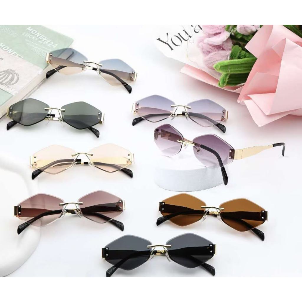 KL8318 Óculos de sol de metal da moda