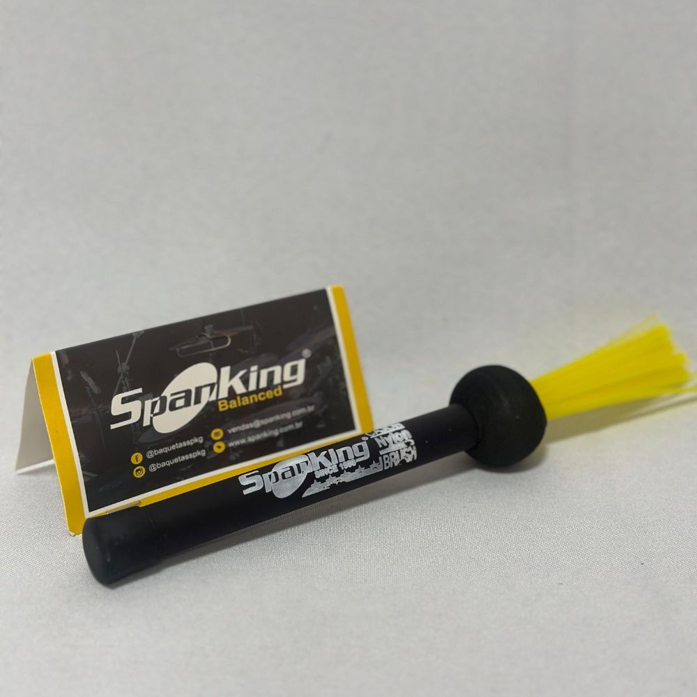 Baqueta Spanking Vassoura Cajon Nylon Brush N3 em Oferta na Shopee