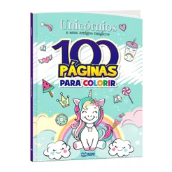 Livro de Colorir Unicórnios 100 Páginas