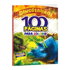 Livro de Colorir Dinossauros 100 Páginas