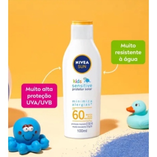 Protetor Nivea  Kids Fps60 100ml