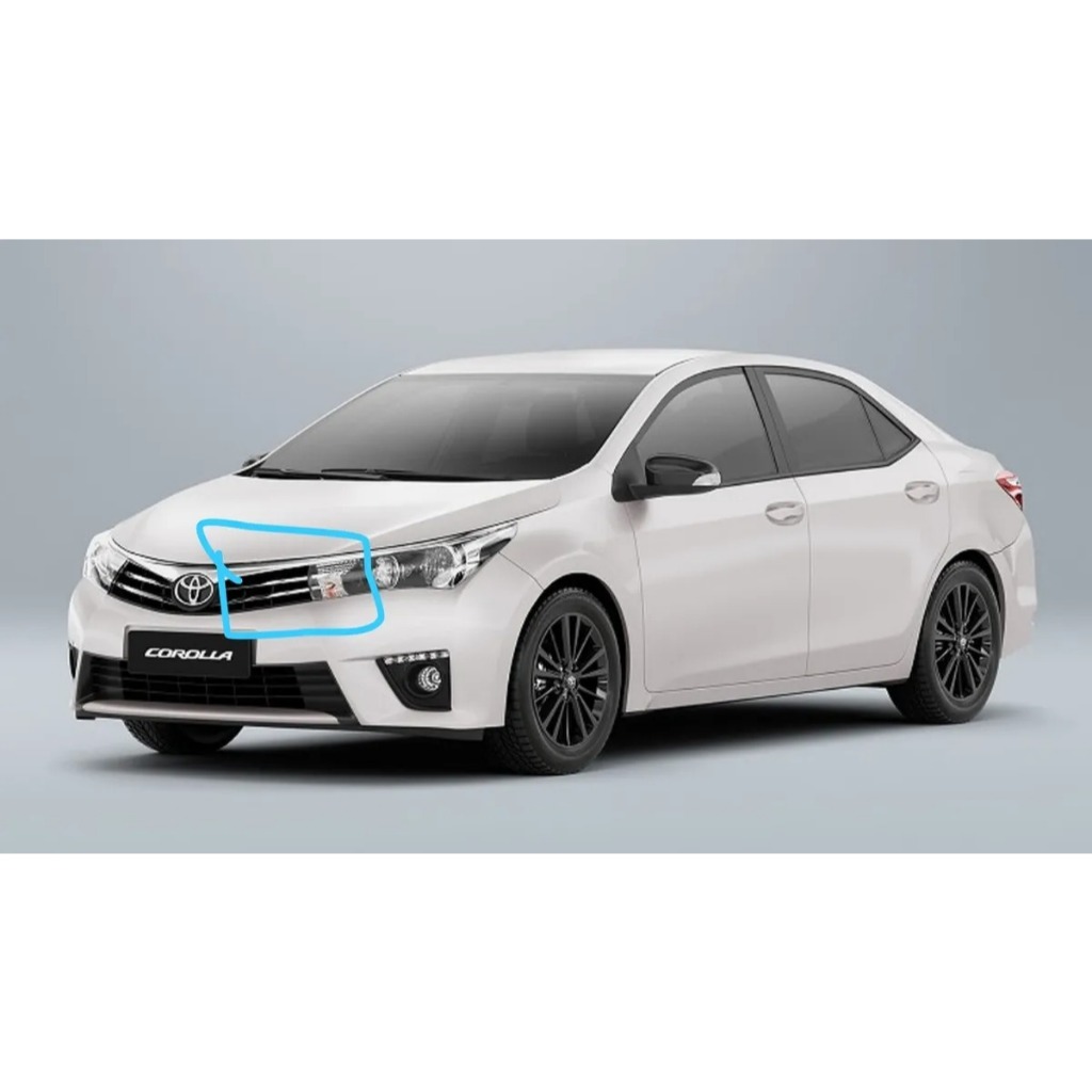 Friso Cromado Grade Inferior Esquerda Corolla 2015-2017
