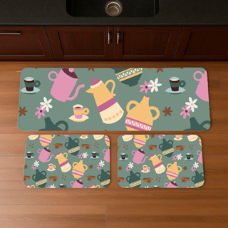 Tapete de Cozinha Kit 3 Peças Premium Decorativa, Antiderrapante, Costura Reforçada(tpc122) em Oferta na Shopee
