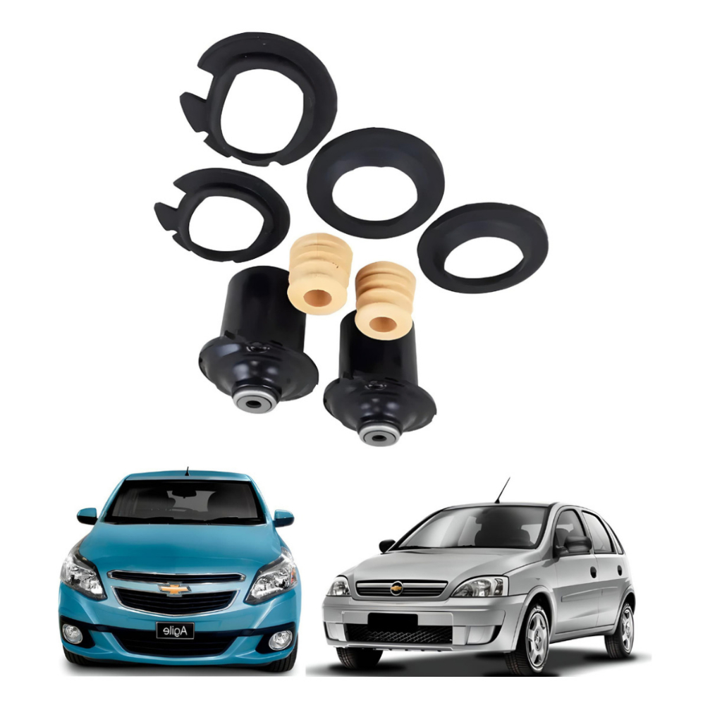 Kit Localizador Rolamento Calço Mola Agile Montana Corsa