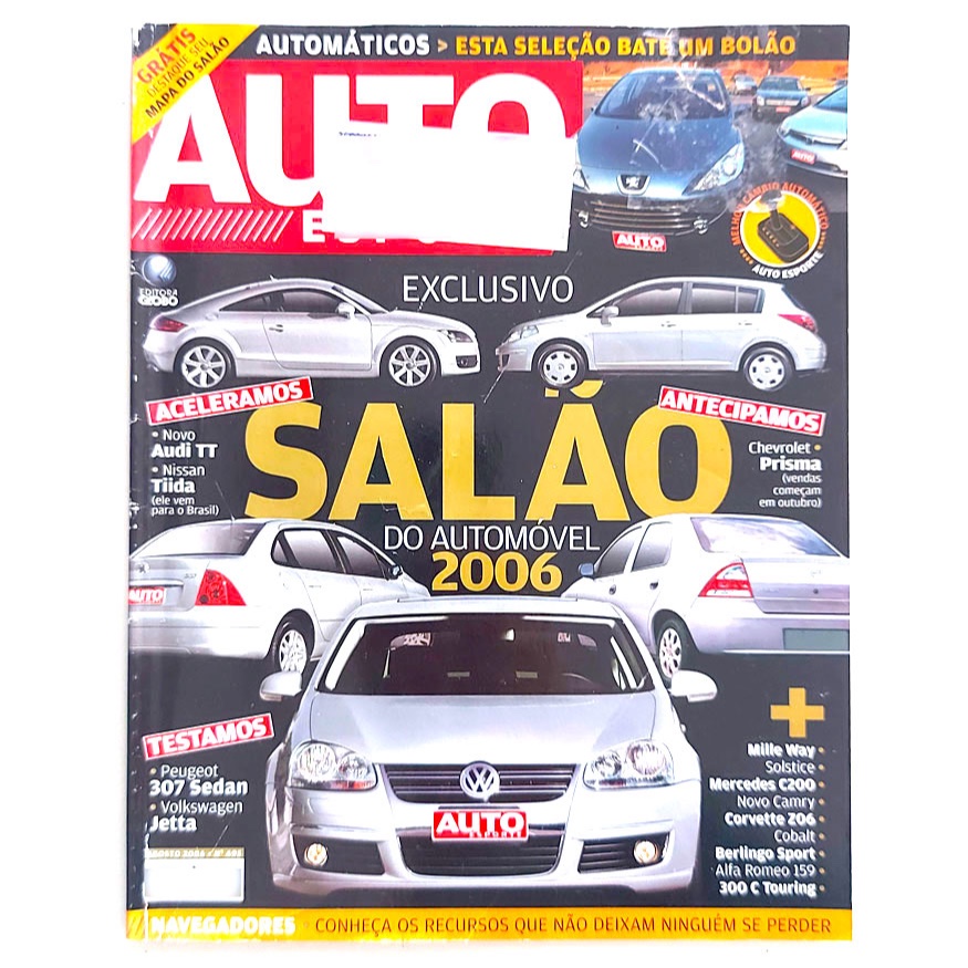Revista Auto Esporte 495 Ago2006 Salão Do Automóvel 2006