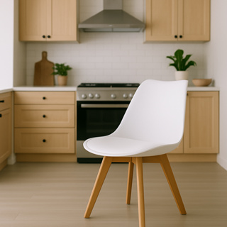 Cadeira para Mesa Sala Cozinha Jantar Charles Eames Saarinen Leda Design Branca em Oferta na Shopee