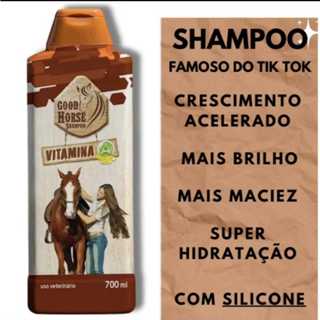 Shampoo Good Horse Cresce Cabelo Vitamina A 700ml Cavalo Crescer Cabelo Shampoo Tik Tok em Oferta na Shopee
