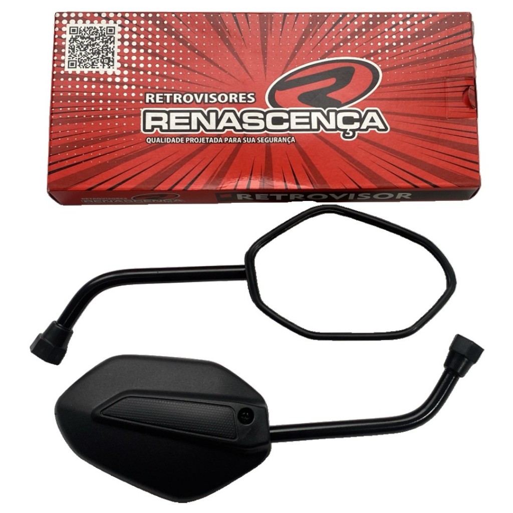 RETROVISOR MODELO TITAN 150 2015 MINI UNIVERSAL ROSCA 10MM