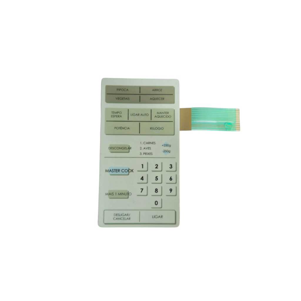 Membrana Tecla Micro Ondas CCE MW1400 Branco MW1400