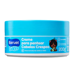 Creme Para Pentear Baruel Baby Cabelos Crespos Com 200g
