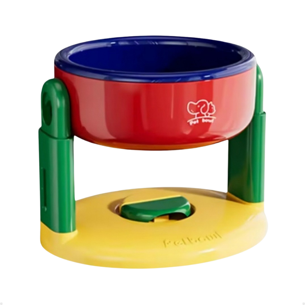 Comedouro Pet Ajustável Antiderrapante Com Ventosa • Leve, Seguro e Ideal Para Alimentação em Oferta na Shopee