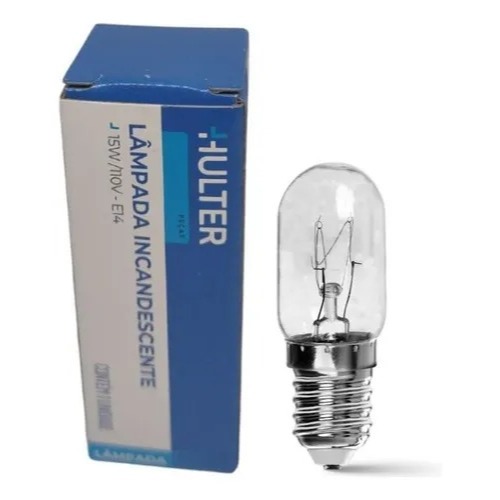 E-14 LAMPADA PARA FOGÃO/GELADEIRA/MICROONDAS 127V 15W