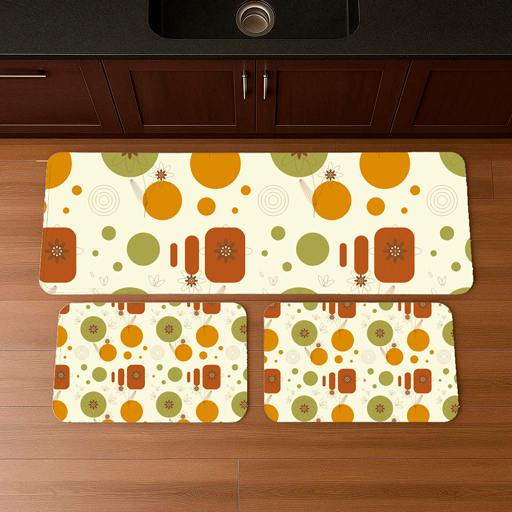 Tapete de Cozinha Kit 3 Peças Premium Decorativa, Antiderrapante, Costura Reforçada(tpc133) em Oferta na Shopee