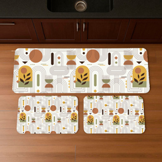 Tapete de Cozinha Kit 3 Peças Premium Decorativa, Antiderrapante, Costura Reforçada(tpc137) em Oferta na Shopee