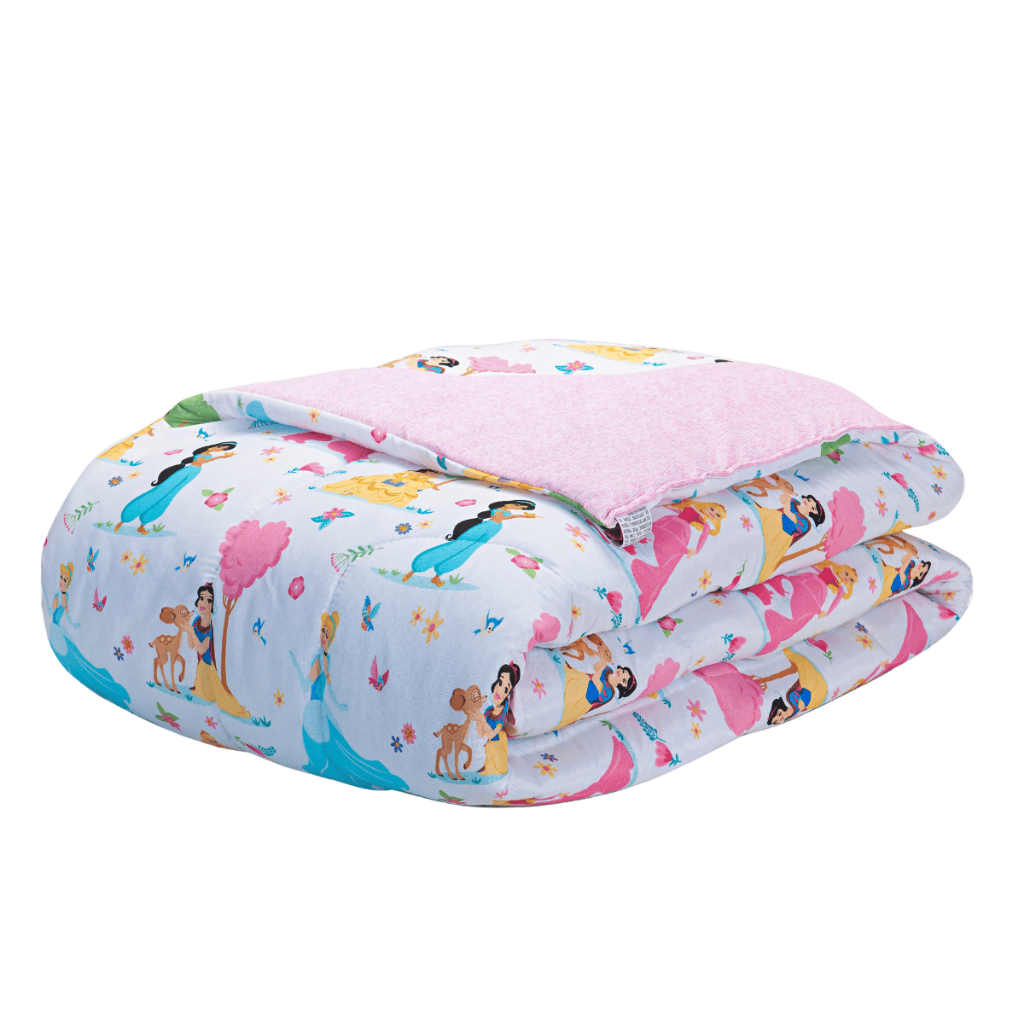 Edredom Solteiro/Casal Infantil Estampado Algodão Personagens Oficial Disney Macio Andreza Enxovais