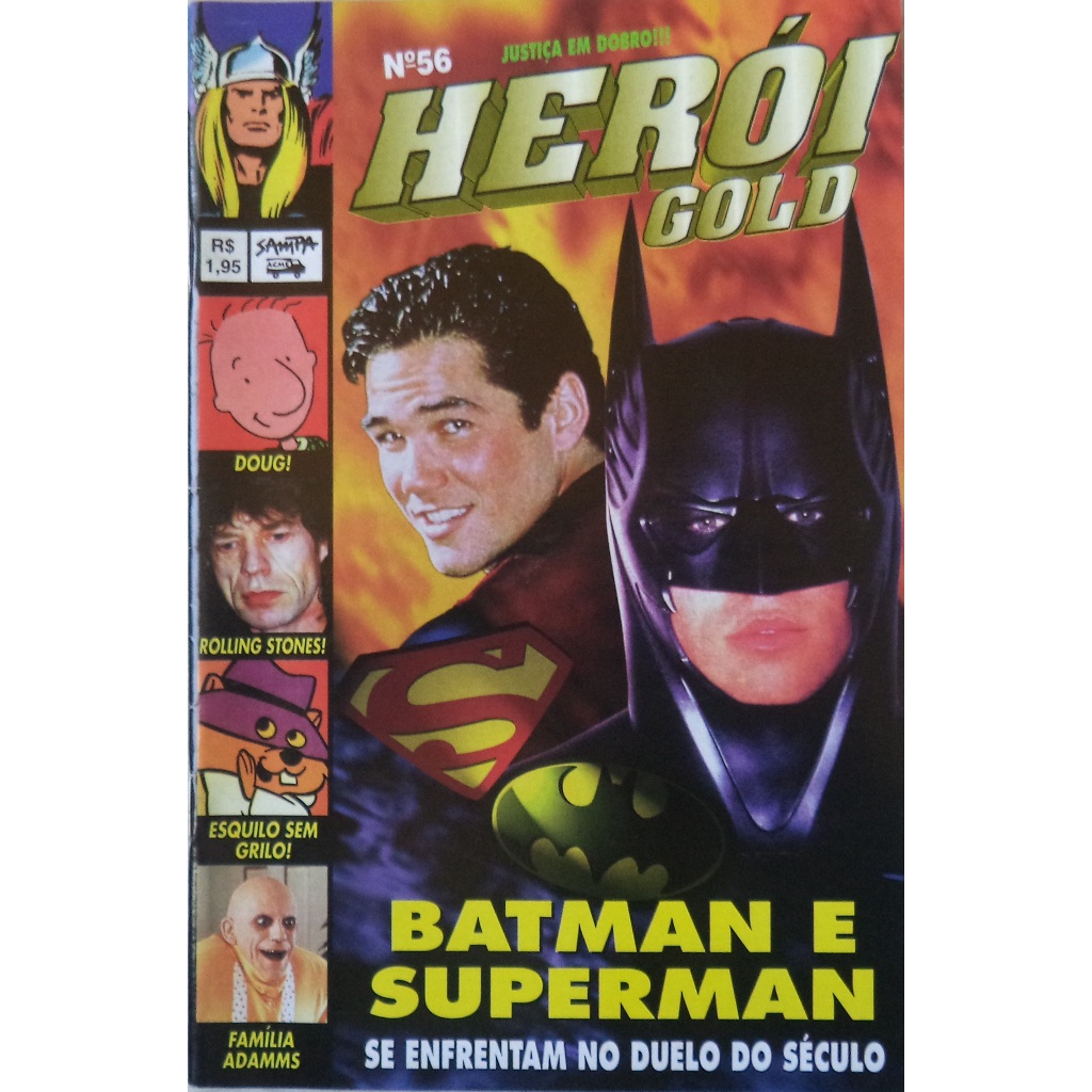 Revista Heroi Gold N° 56 Batman e Superman se enfrentam