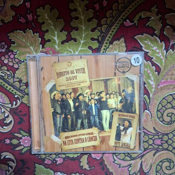CD DIREITO DE VIVER 2007 - NOSSOS MAIORES ARTISTAS REUNIDOS NA LUTA CONTRA O CÊNCER