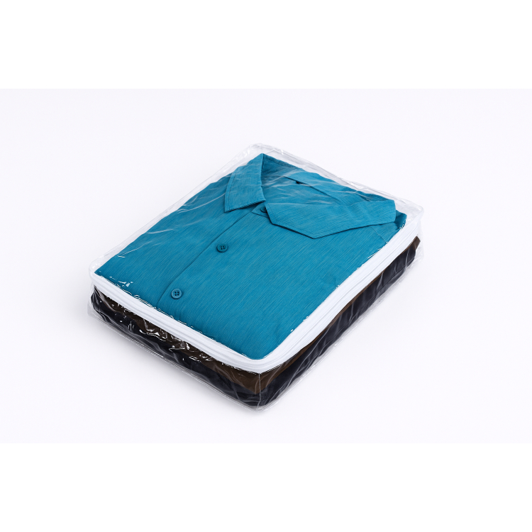 Kit Com 10 Organizador P - Pvc De Enxovais E Roupas C/ Zíper