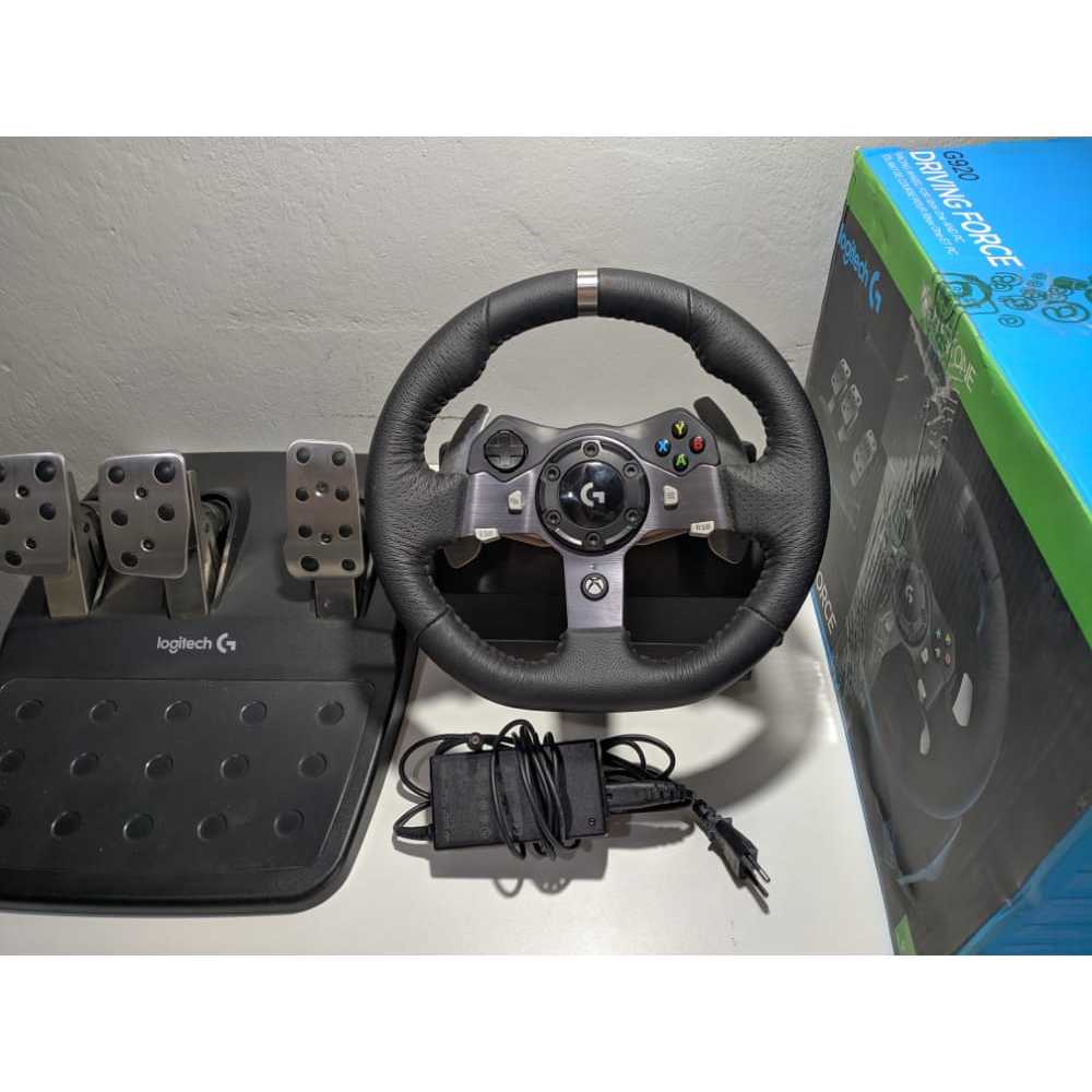 Volante Logitech G920 Driving Force C/ Pedal XONE/XS/PC Simulador Completo + Garantia + Nota Fiscal em Oferta na Shopee