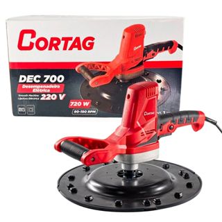 Desempenadeira Elétrica 720W + Disco de Lixa, Espuma, Estriado - Cortag em Oferta na Shopee