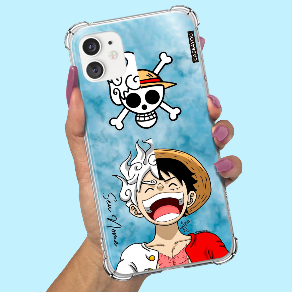 Capa Capinha para Samsung Galaxy A01 A02 A03 A03s A03 Core A04 A04s A04e A05 A05s A06 A07 One Piece Gear 5 Smile