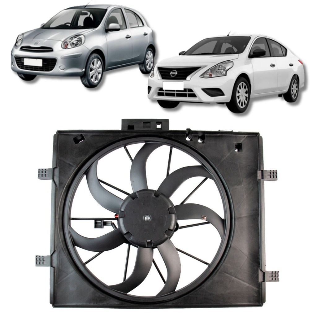 ELETROVENTILADOR/VENTOINHA NISSAN VERSA 2014/2019 MARCH