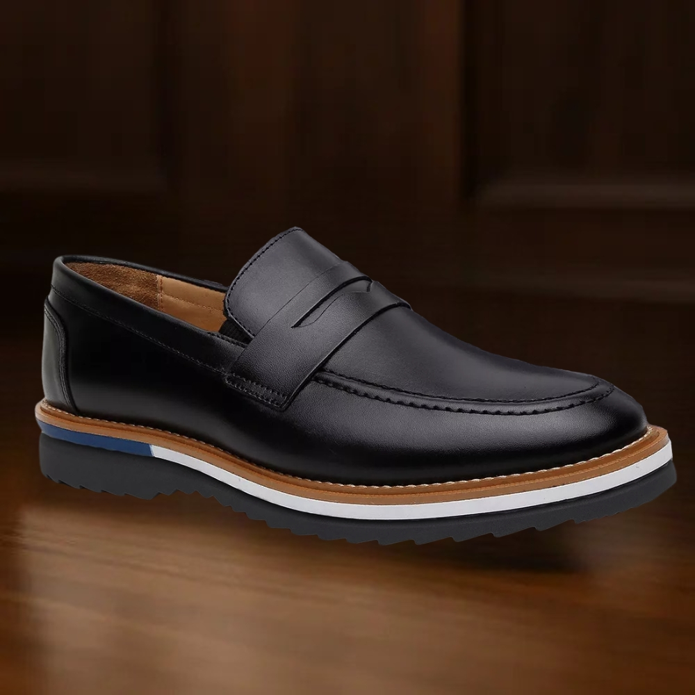 Sapato Mocassim Masculino Social Couro Loafer Drive Slip on Mule Moderno