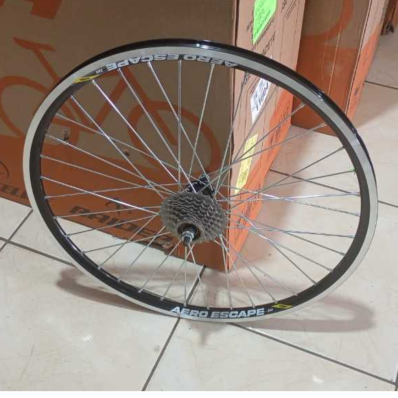 Roda Traseira Vzan Aro 26 Raio Grosso + Catraca 7v