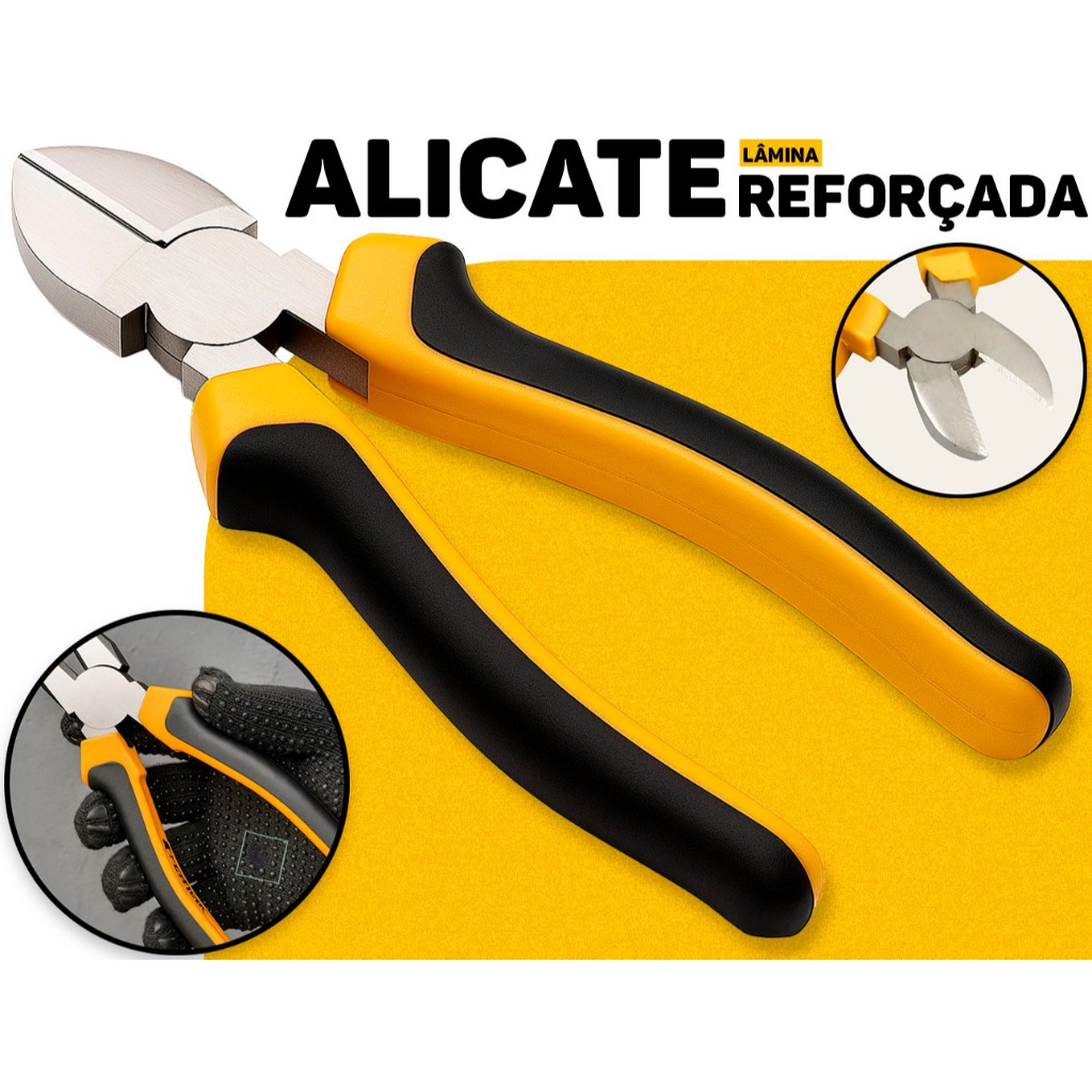 Alicate Corte Diagonal 6" Polido Hobby Fertak Tools Ideal P/ Trabalhos Manuais Elétricos E Artesanato	 em Oferta na Shopee