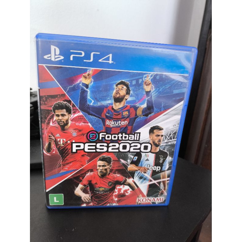jogo para  usado Ps4 PES 2020 mídia física original excelente estado de conservação