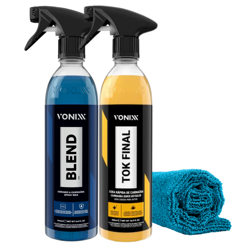 KIT 1 CERA BLEND SPRAY 500ML + 1 CERA TOK FINAL 500ML + PANO Líder